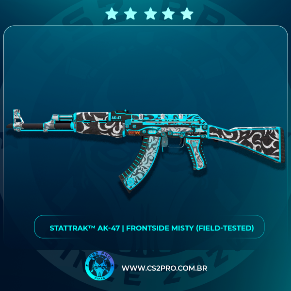 #0906 StatTrak™ AK-47 | Frontside Misty